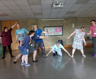 Group of people dancing