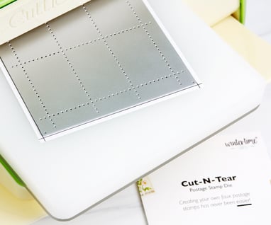 Using the Cut-N-Tear Cutting Die from Wintertime Crafts