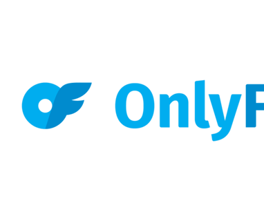 onlyfans logo on a white background