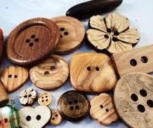 wood buttons by fashion deviser