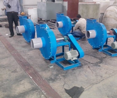 PP-FRP BLOWER (V-BELT TYPE)
