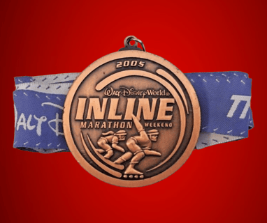 2005 Disney Inline Skating Marathon Medal