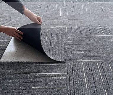 carpet tiles of office