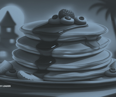 a stack of pancakes on a plate