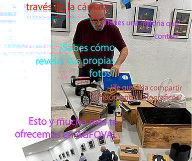 Triptico de la Agrupacion/Asociacion Fotografica Valenciana en la web agfovalweb.es