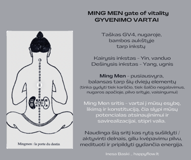 ming men gyvenimo vartai
