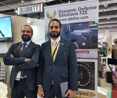 Dynamic defense solutions participated in egypt defense exhibition show casing bulletproof glass, ballistic steel, runflats.