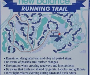 Disney's Old Key West Resort Running Trail