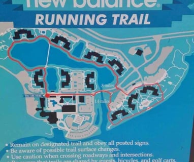 Disney's Saratoga Springs Running Trail