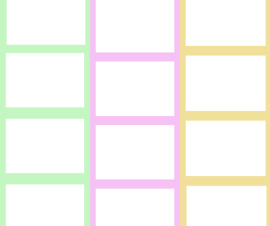 a colorful color scheme of photo strips