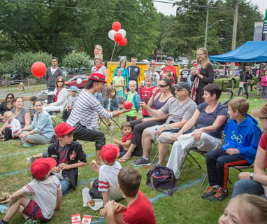 Children's Entertainers for Fort Langley Canada Day