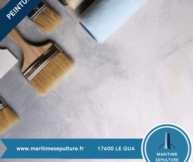Peinture pierre tombale en charente maritime