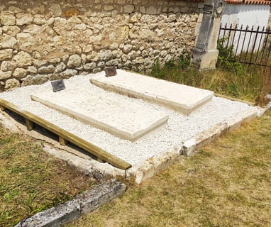 Rénovation de tombes anciennes en charente maritime guerre mondiale