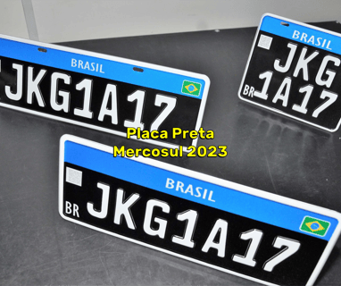 Placa Preta Mercosul Requisitos
