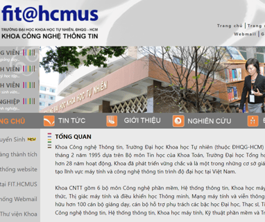 Trường Đại học Khoa Học Tự Nhiên, Khoa Công Nghệ Thông Tin