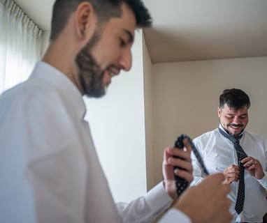 novios en el hotel Fundaemfa
