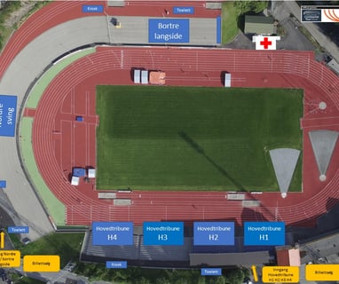 Stadionoversikt