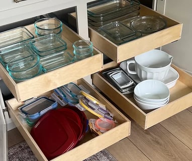 Cabinet Cubby Pullout Drawers
