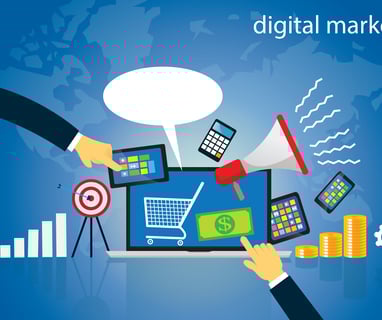a person holding a megaphone and B2B social selling