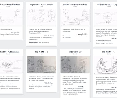 storyboard du film "1931"