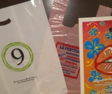 diversas bolsas para tiendas