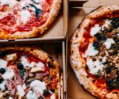 take out pizzas