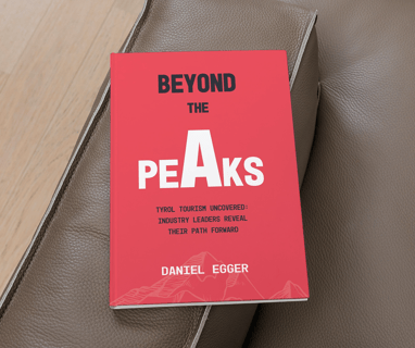 a book cover of beyond the peak of peak peak peak