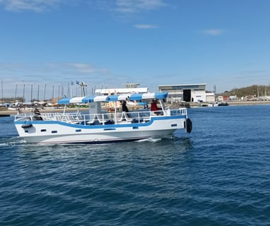 The tourist ferry or 'bateau bus.'