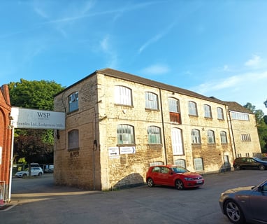 Nowadays lorries transport the goods to and from this canal side mill.