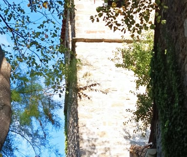 The village church of Notre Dame de Parlatges