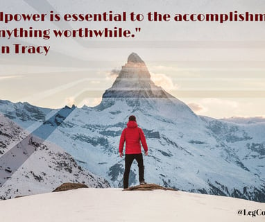 Willpower is essential to the accomplishment of anything worthwhile. Brian Tracy