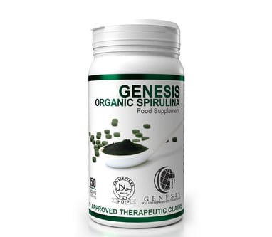 Known as the original Genesis Organic Spirulina