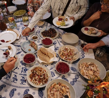 gruzinų virtuvės degustacinė vakarienė