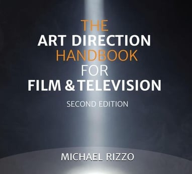 a book cover of the art direction and direction of the film