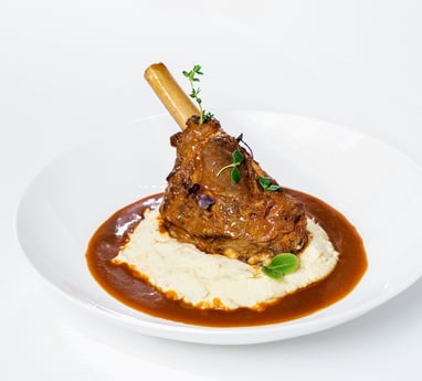 a plate of food with meat and vegetables, ramadan photoshoot