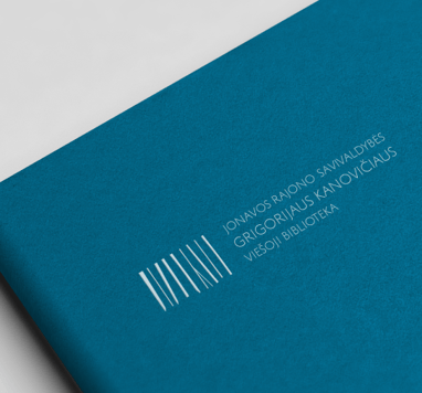Jonavos G. Kanovičiaus bibliotekos logotipas