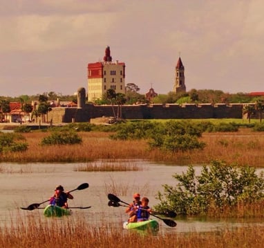 downtown saint Augustine kayak tour