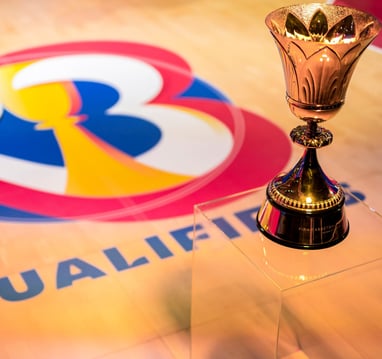 Trofeo de la Copa Mundial. Foto: FIBA https://www.facebook.com/FIBAWC/photos/a.1716210348671039/2849
