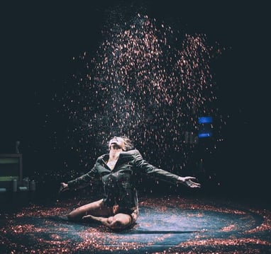 Theater "Šokis tečiui ir dulkių siurbliui" Position- costume designer