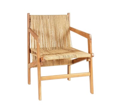 Halong Acacia & Jute Woven Armchair