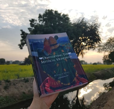 Vrindavan Evening Horizon - Demystifying The Mystical Vrindavan Book