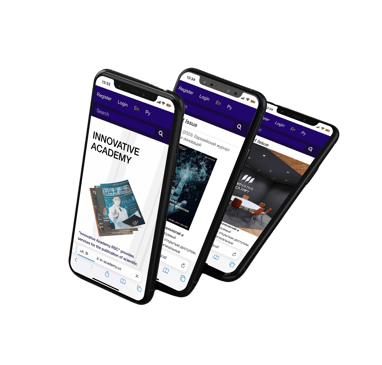 three iphones with a black background and a black background