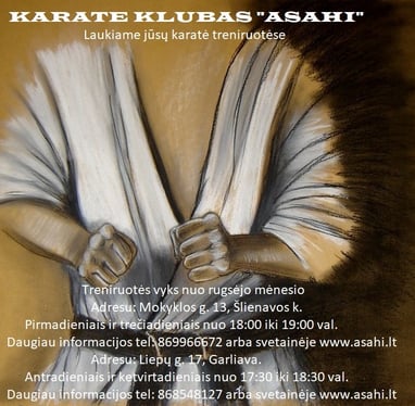 Asahi klubas kviečia sportuoti