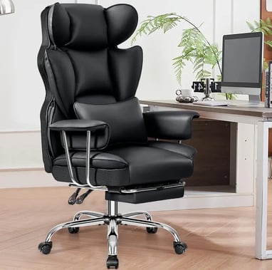 DoChair Silla Ejecutiva Ergonómica, Ajuste de Altura del Asiento y del Inclinación del Respaldo