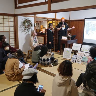 Presentation by artist Evgeny Bondarenko in Yunlin Storyhouse Taiwan