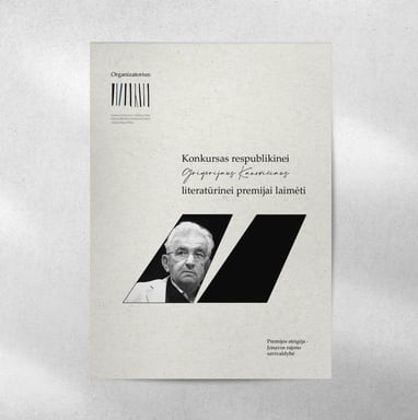 Kanovičiaus linija bibliotekos vizualinio identiteto dizainui
