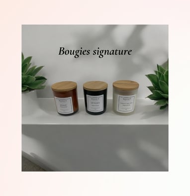 Bougies artisanales