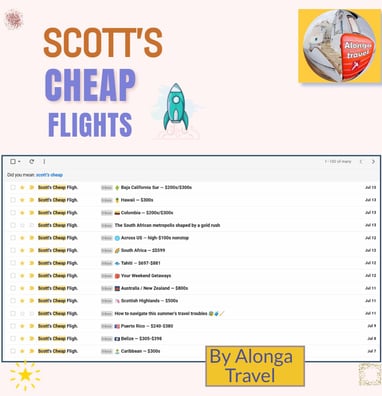 Scotts cheap flight