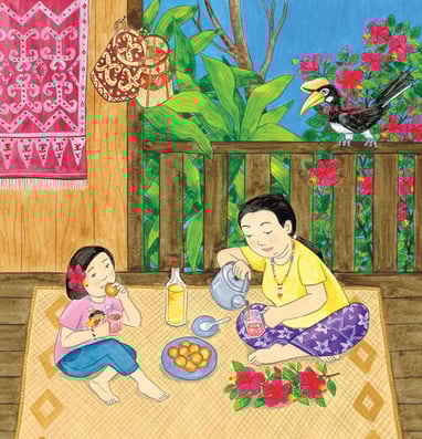It Is Time for Tea by Sumita J Takacs illustrations by Lim Lay Koon