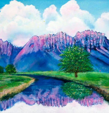 Summer View #1 by New Mexico Artist John Dick-Peddie